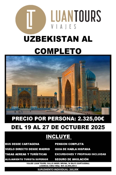 UZBEKISTAN AL COMPLETO